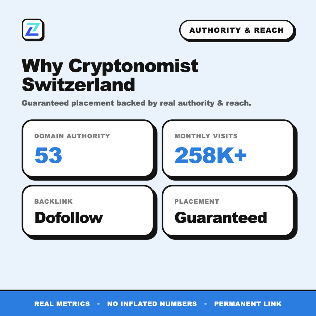 Cryptonomist Switzerland authority and reach