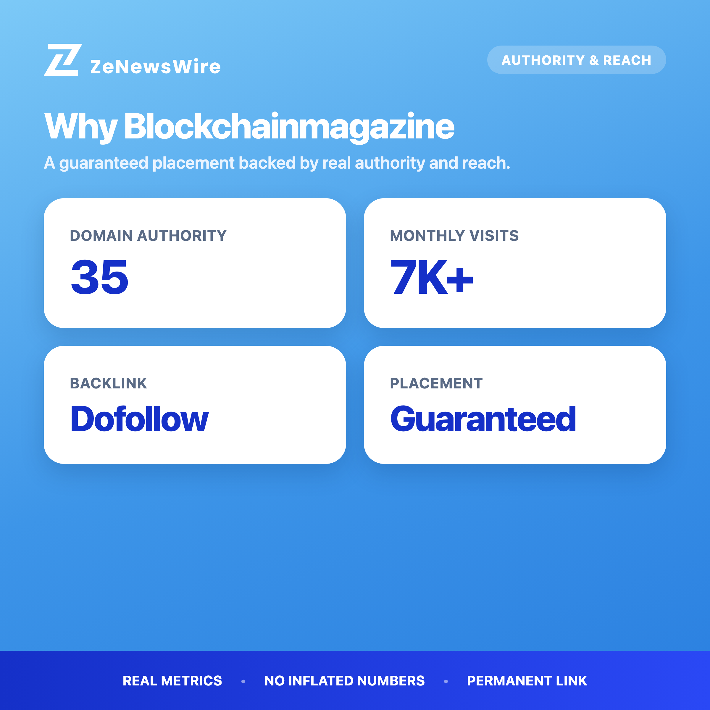 Blockchainmagazine authority and reach