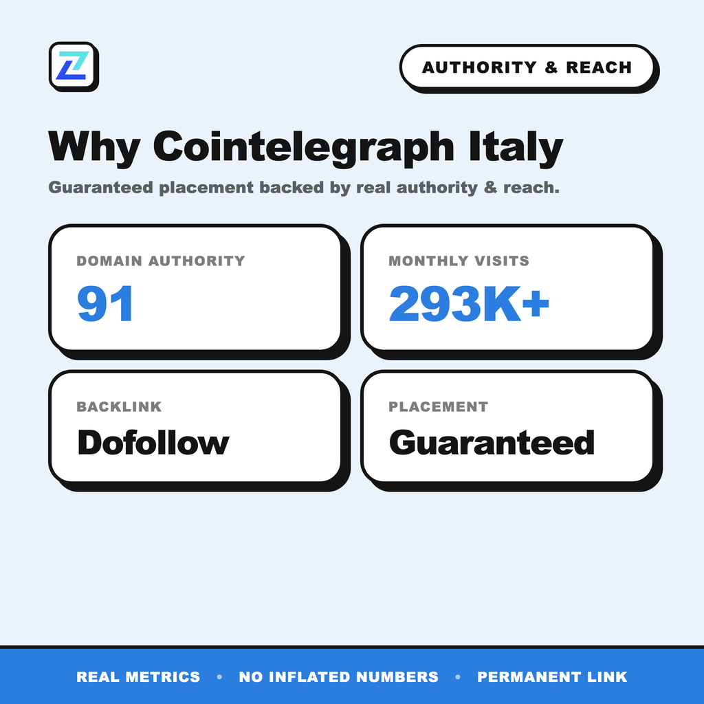 Cointelegraph Italy authority and reach