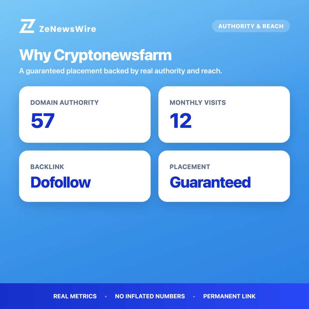 Cryptonewsfarm authority and reach