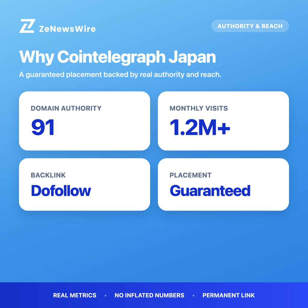 Cointelegraph Japan authority and reach