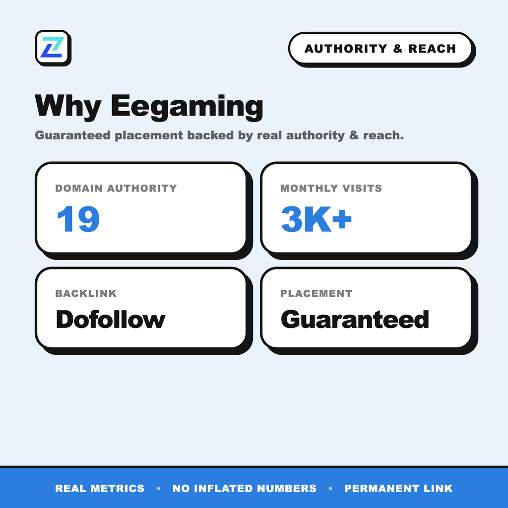 Eegaming authority and reach