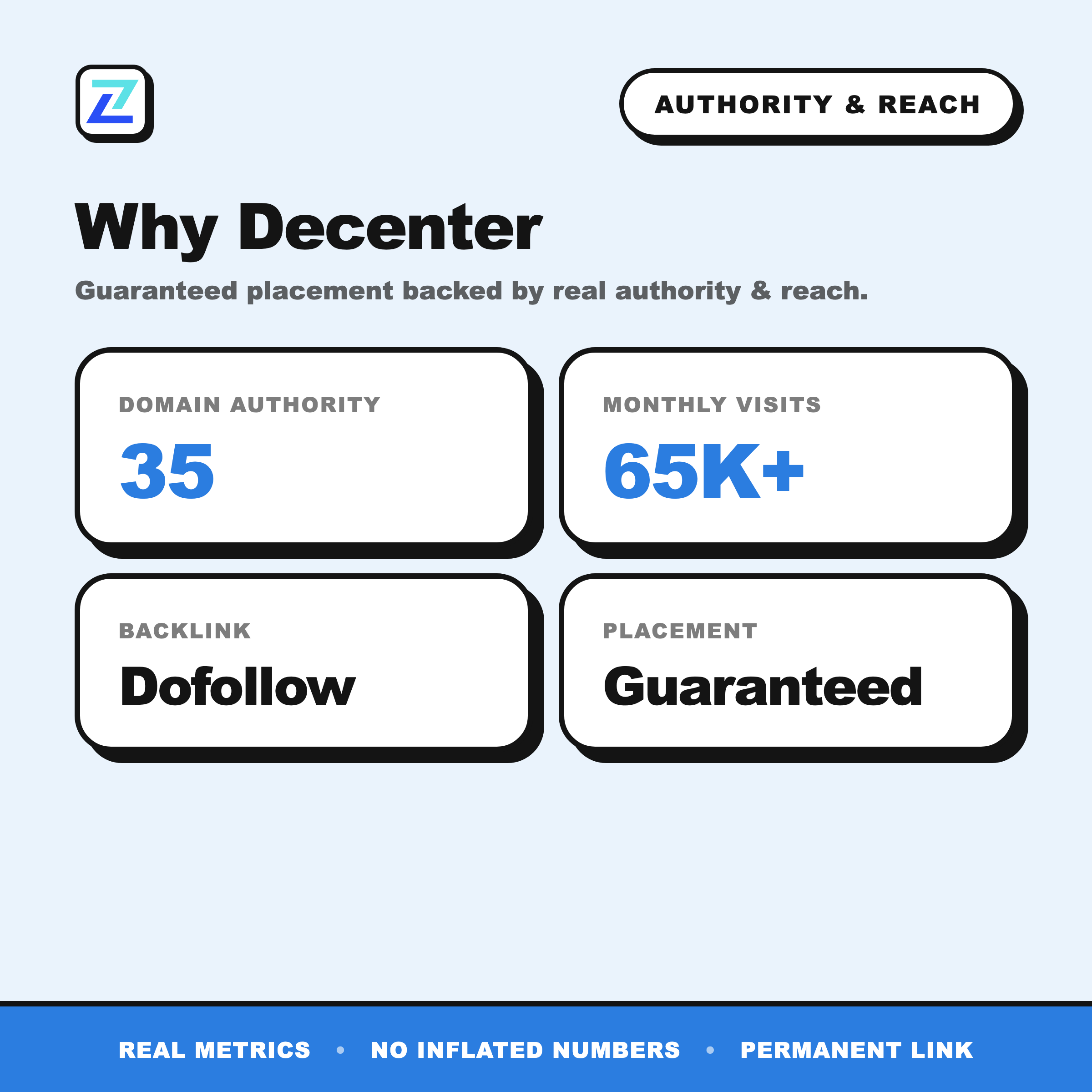 Decenter authority and reach