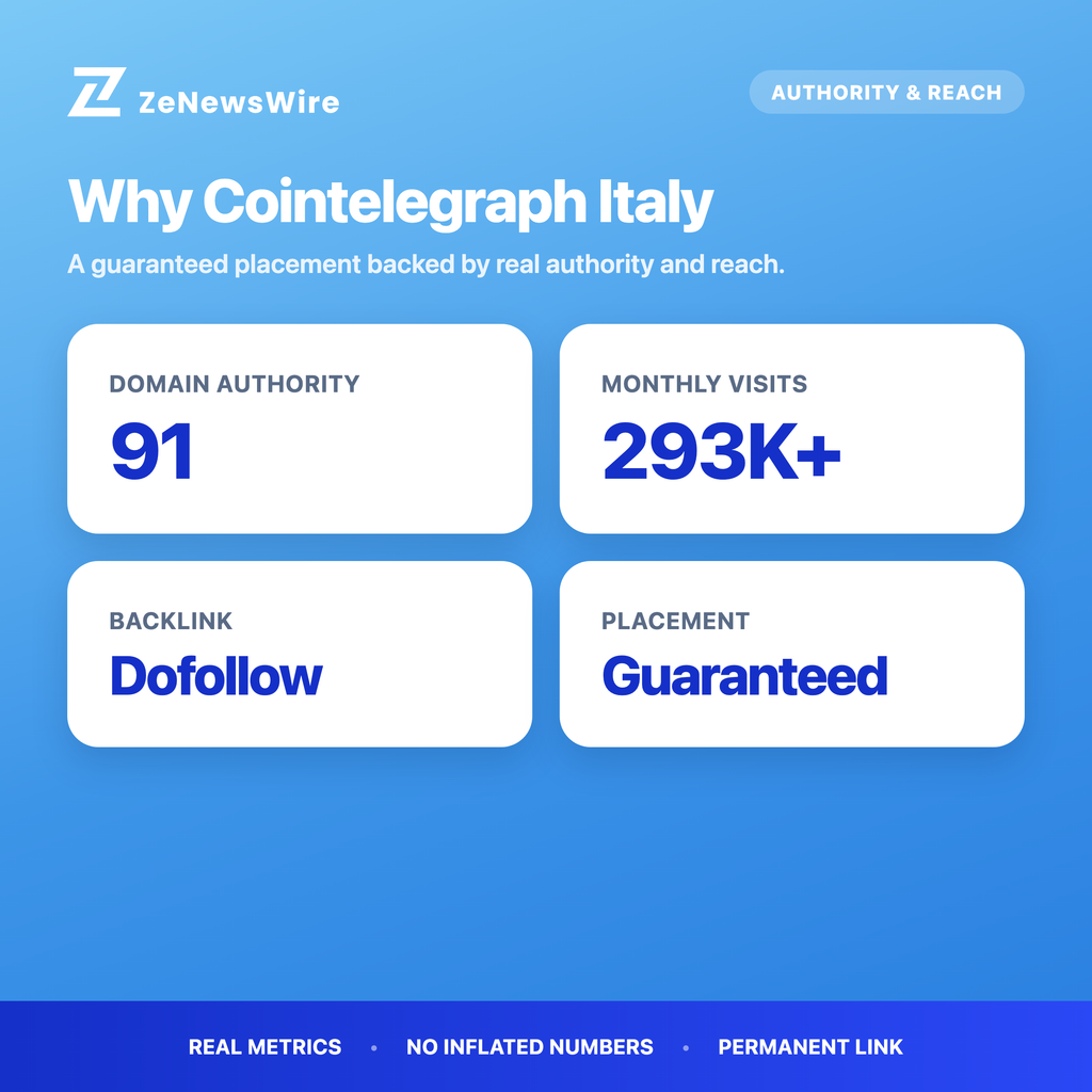 Cointelegraph Italy authority and reach