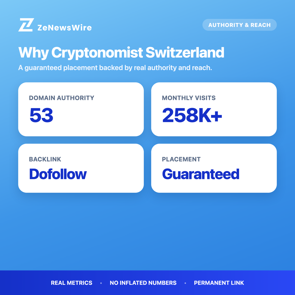 Cryptonomist Switzerland authority and reach