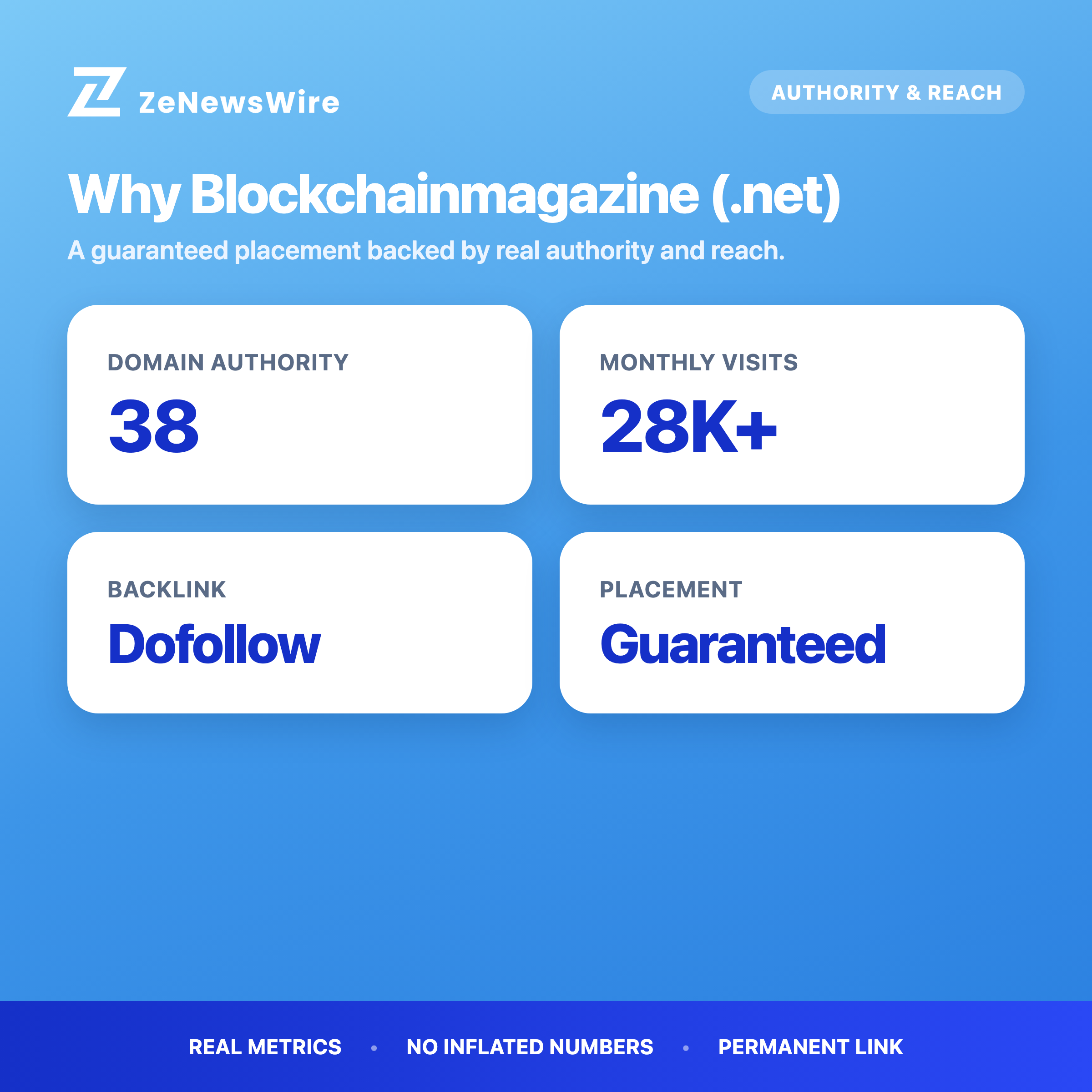 Blockchainmagazine (.net) authority and reach