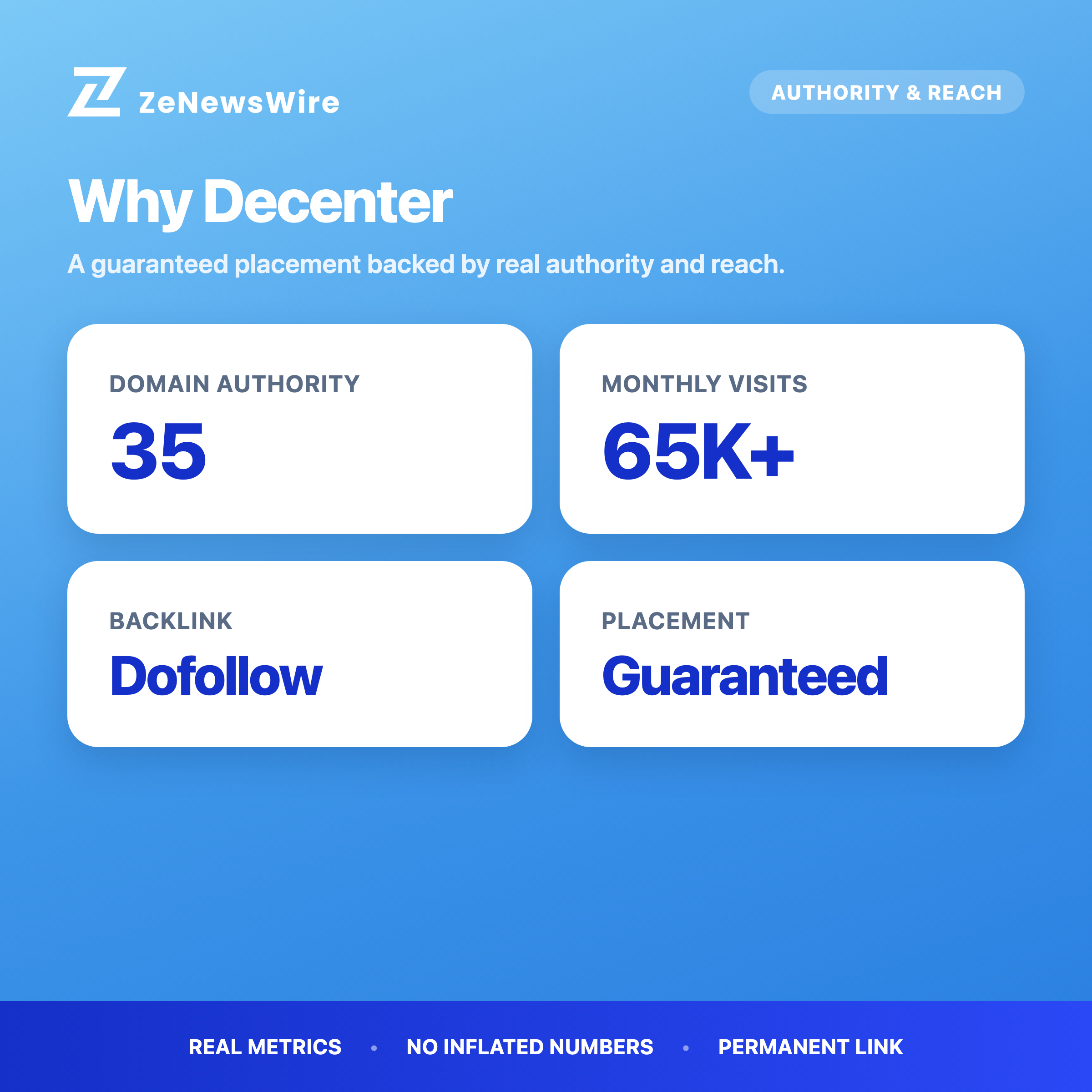 Decenter authority and reach