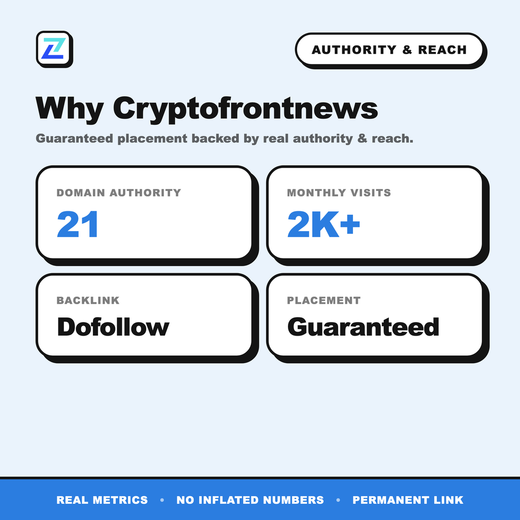 Cryptofrontnews authority and reach