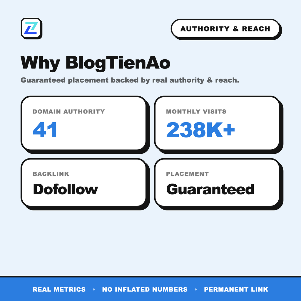 BlogTienAo authority and reach