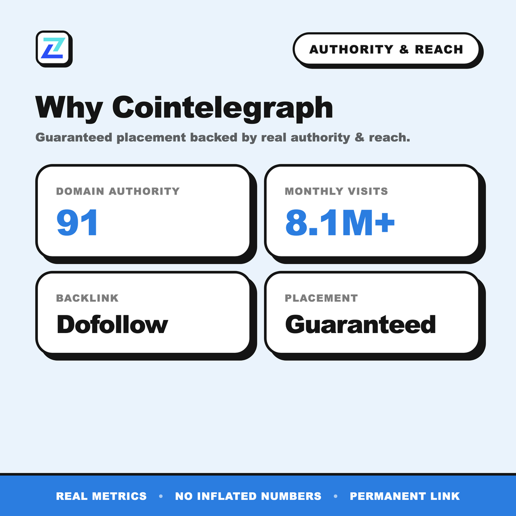 Cointelegraph authority and reach