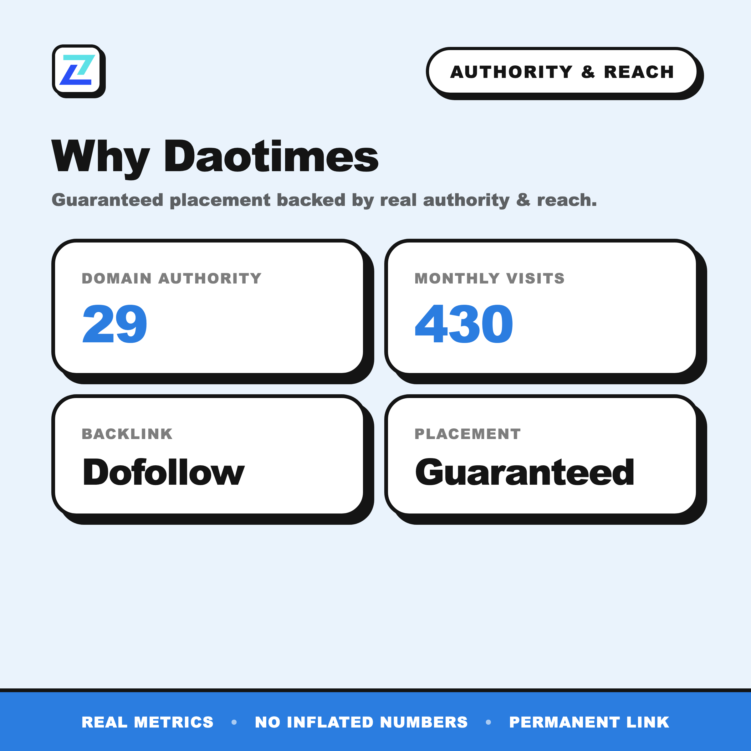 Daotimes authority and reach