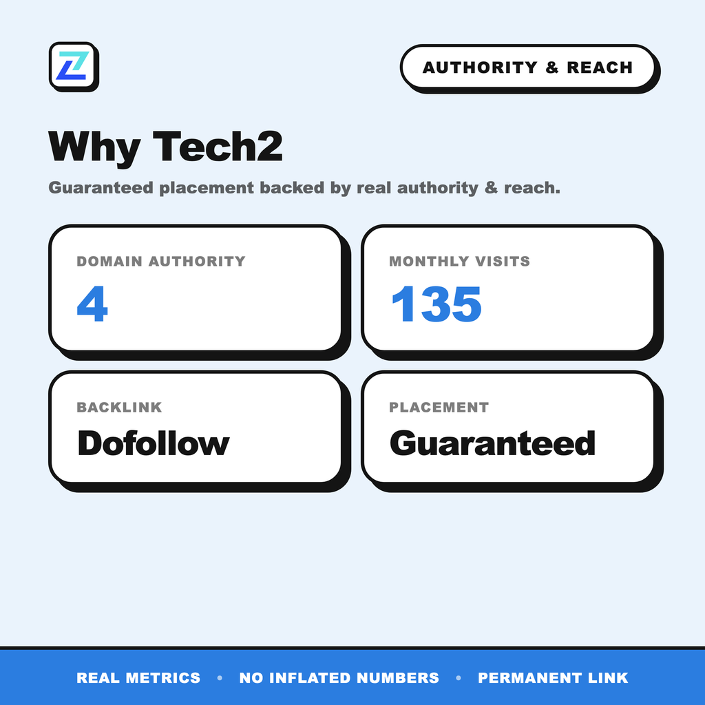 Tech2 authority and reach