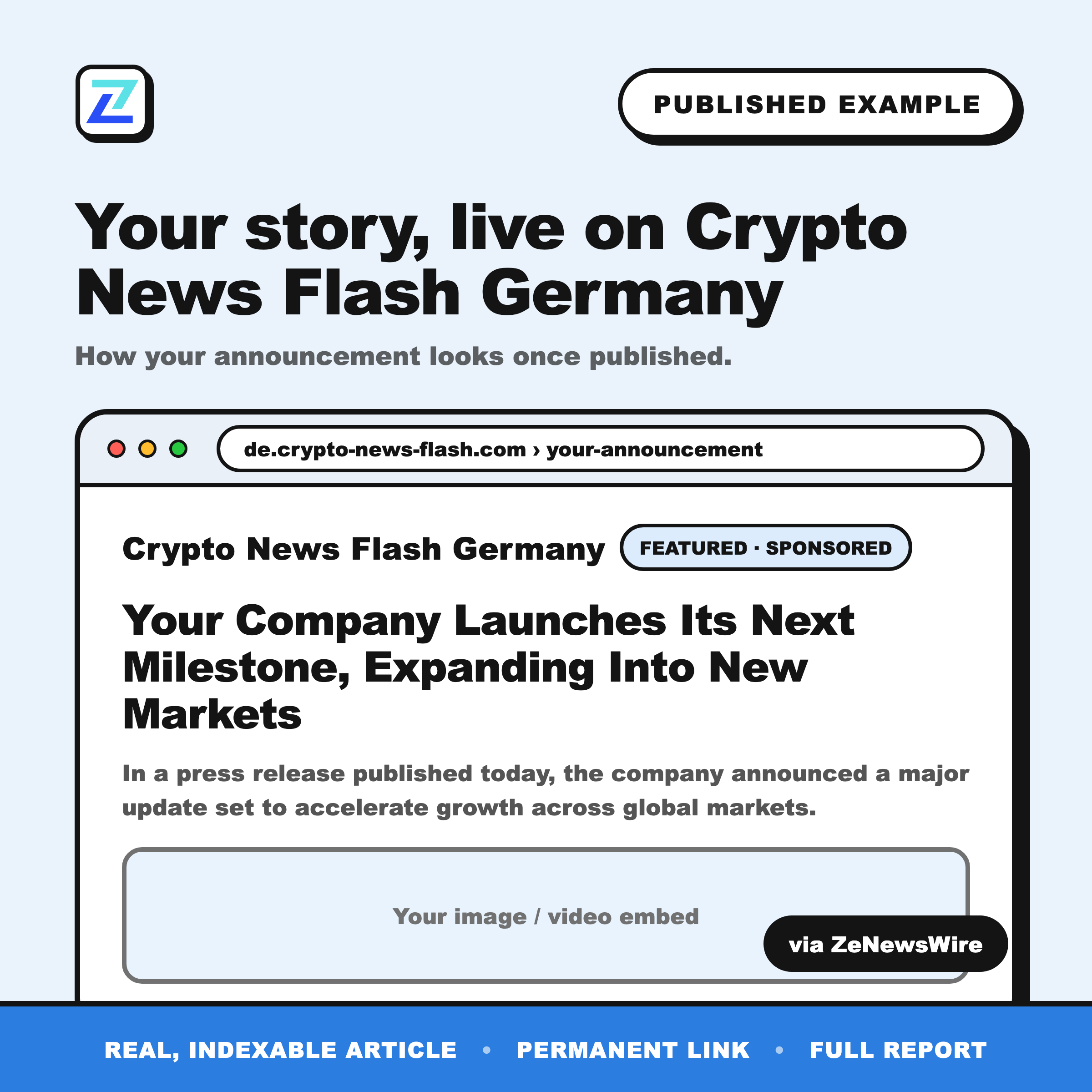 Crypto News Flash Germany published example