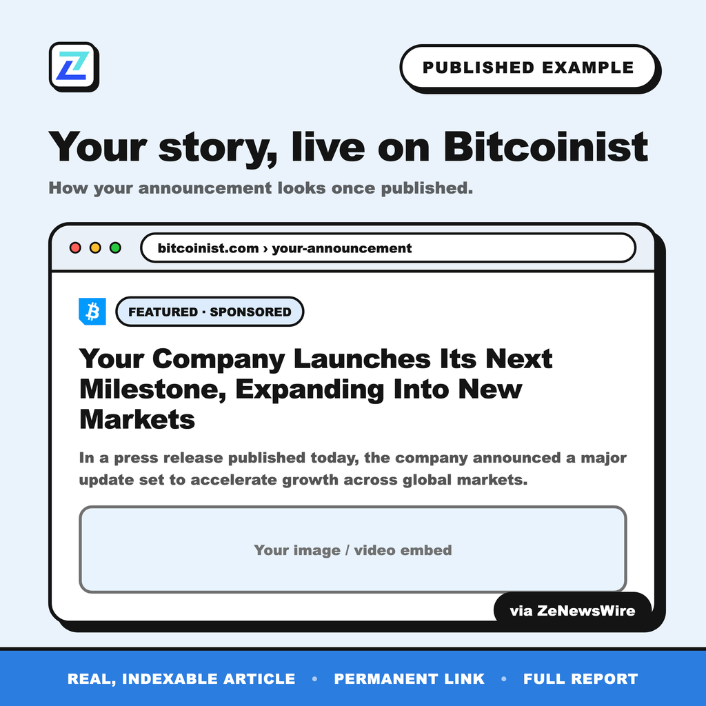 Bitcoinist published example