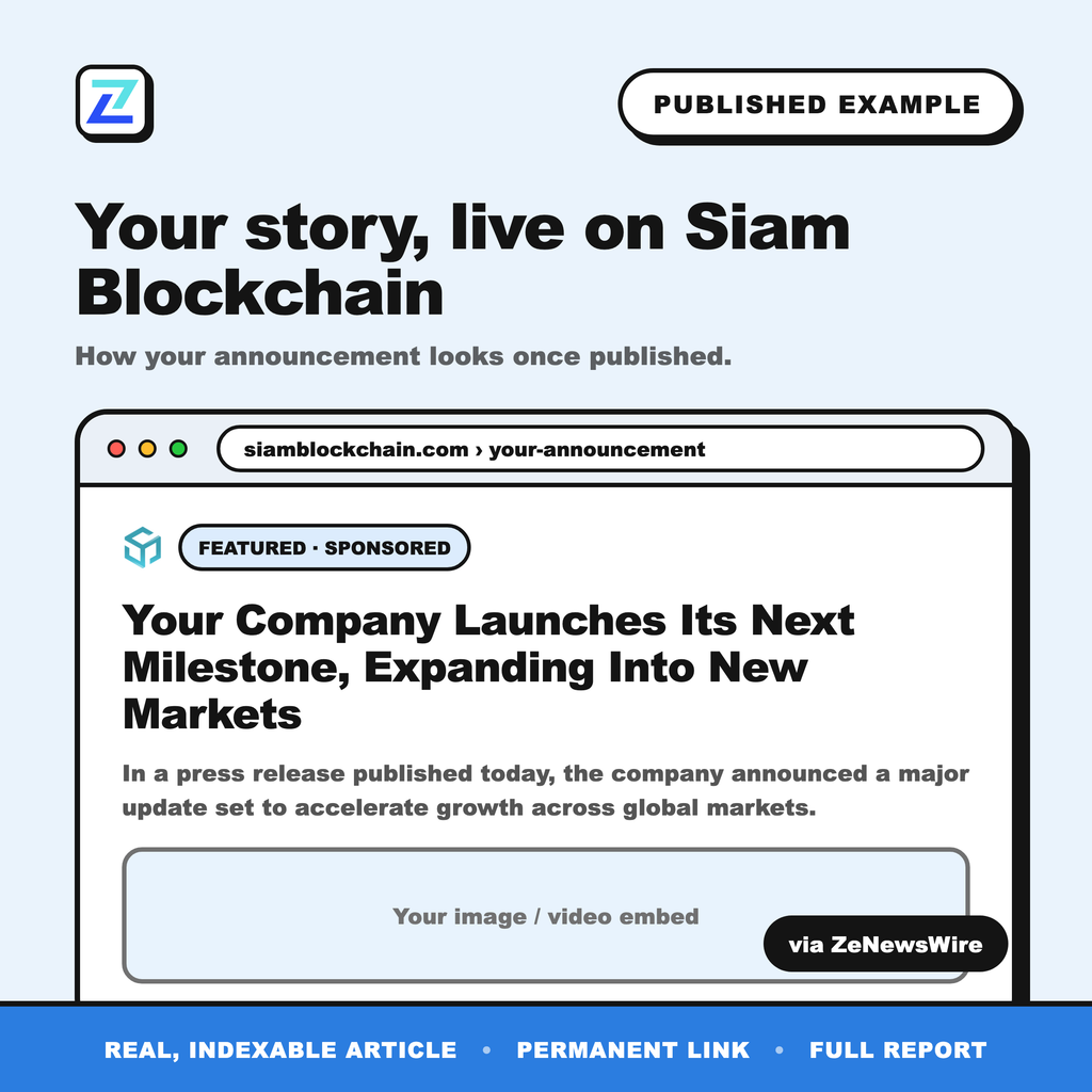 Siam Blockchain published example