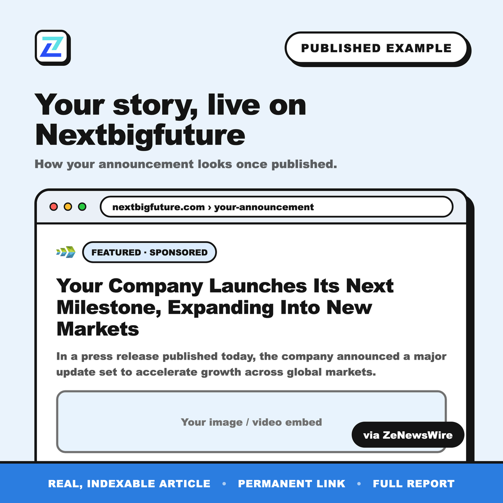 Nextbigfuture published example