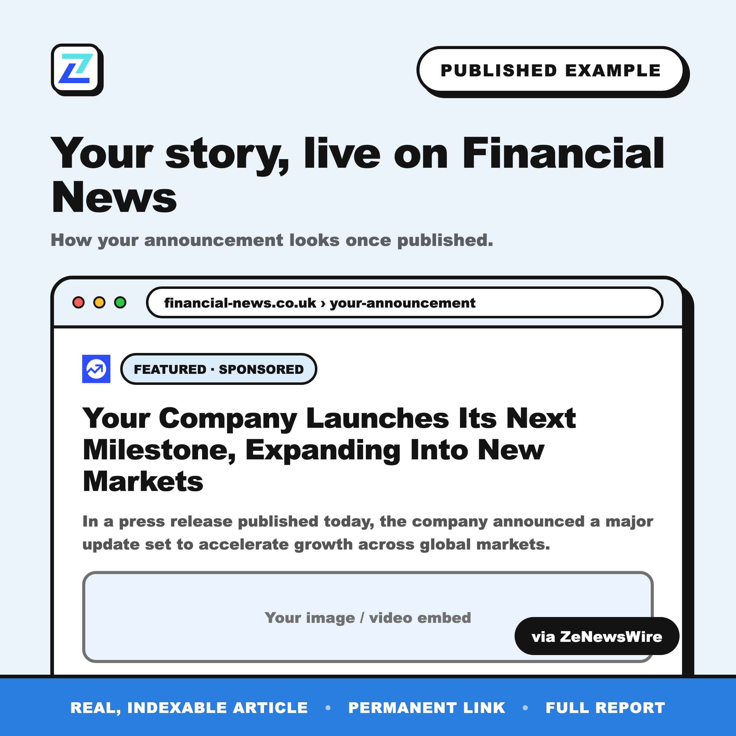 Financial News published example