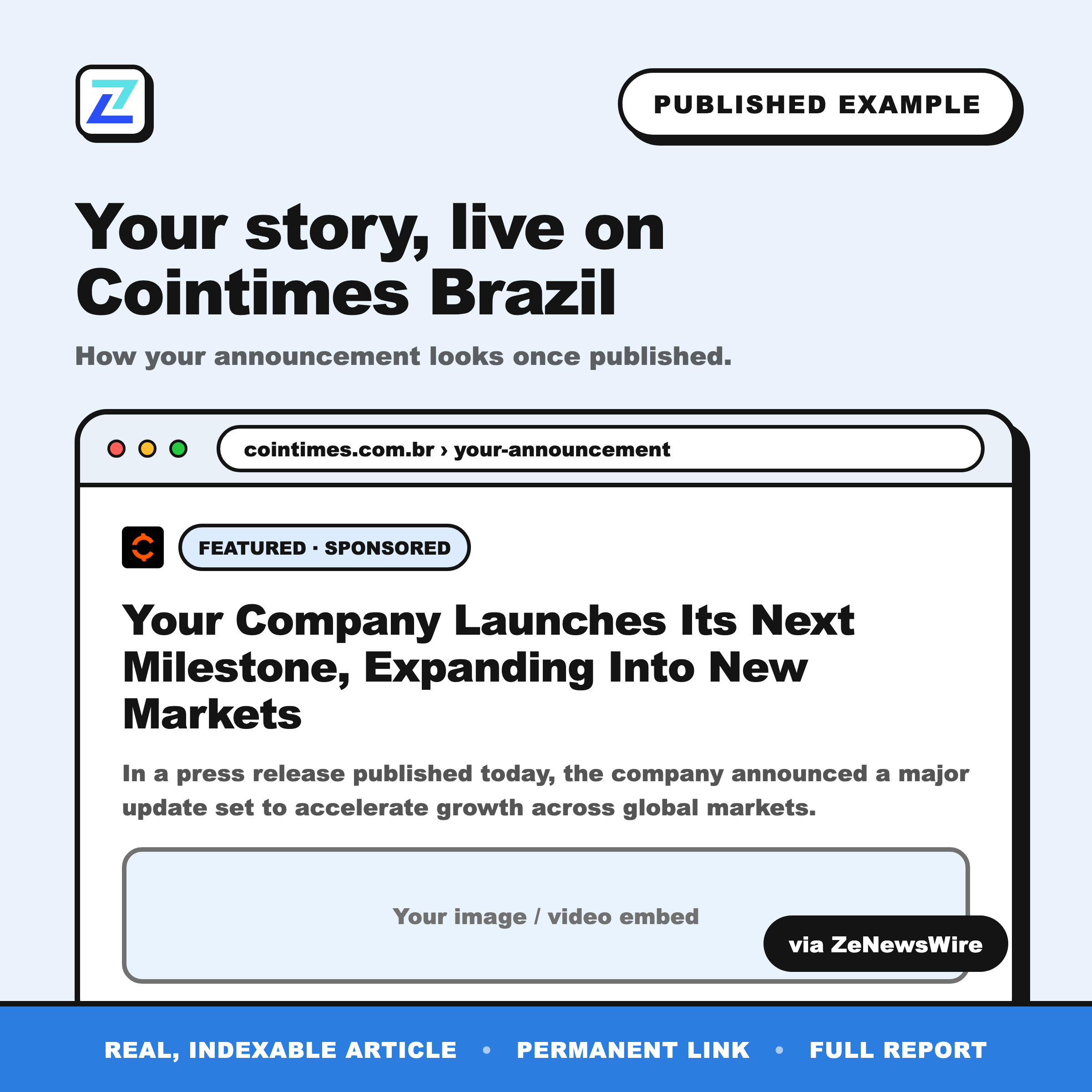 Cointimes Brazil published example