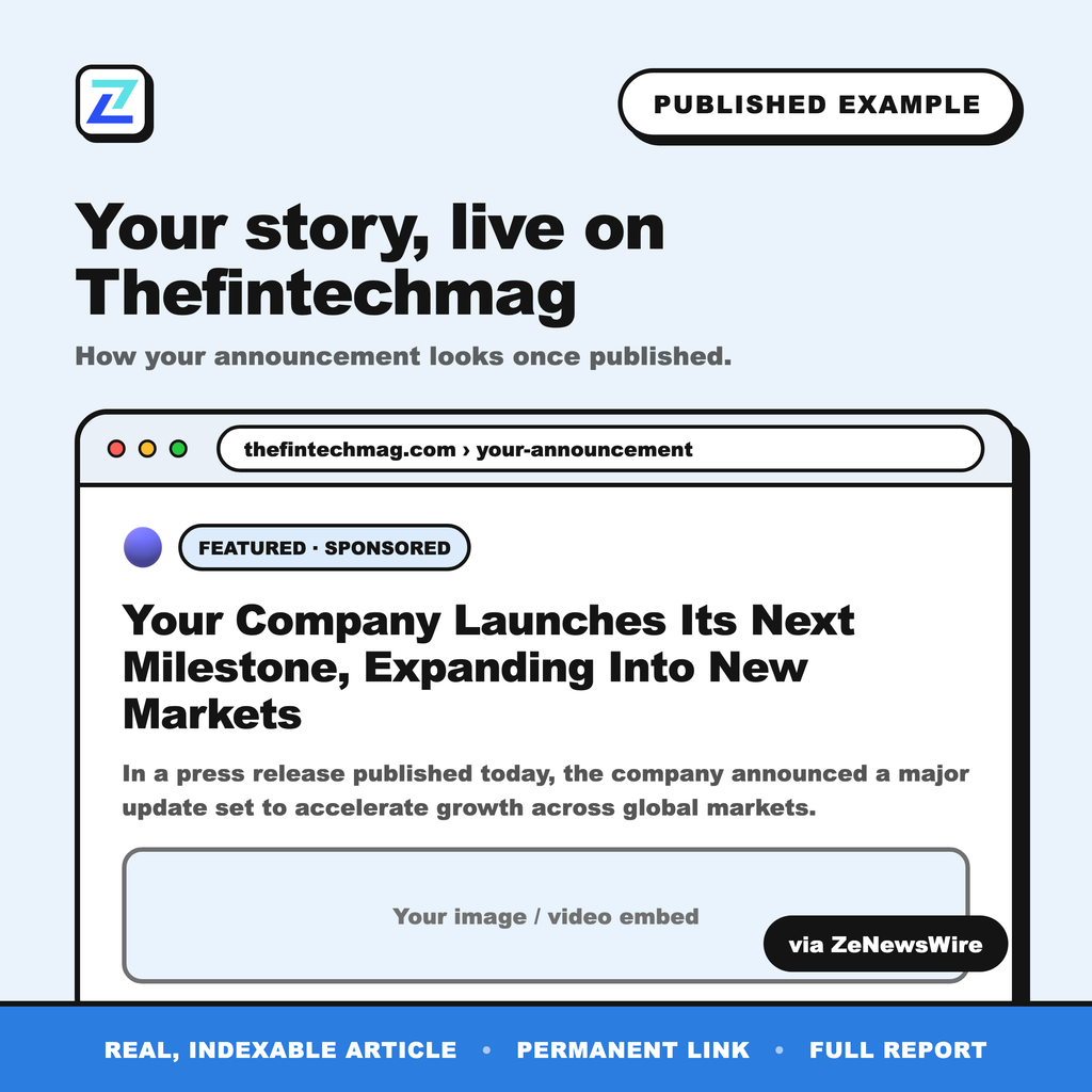Thefintechmag published example
