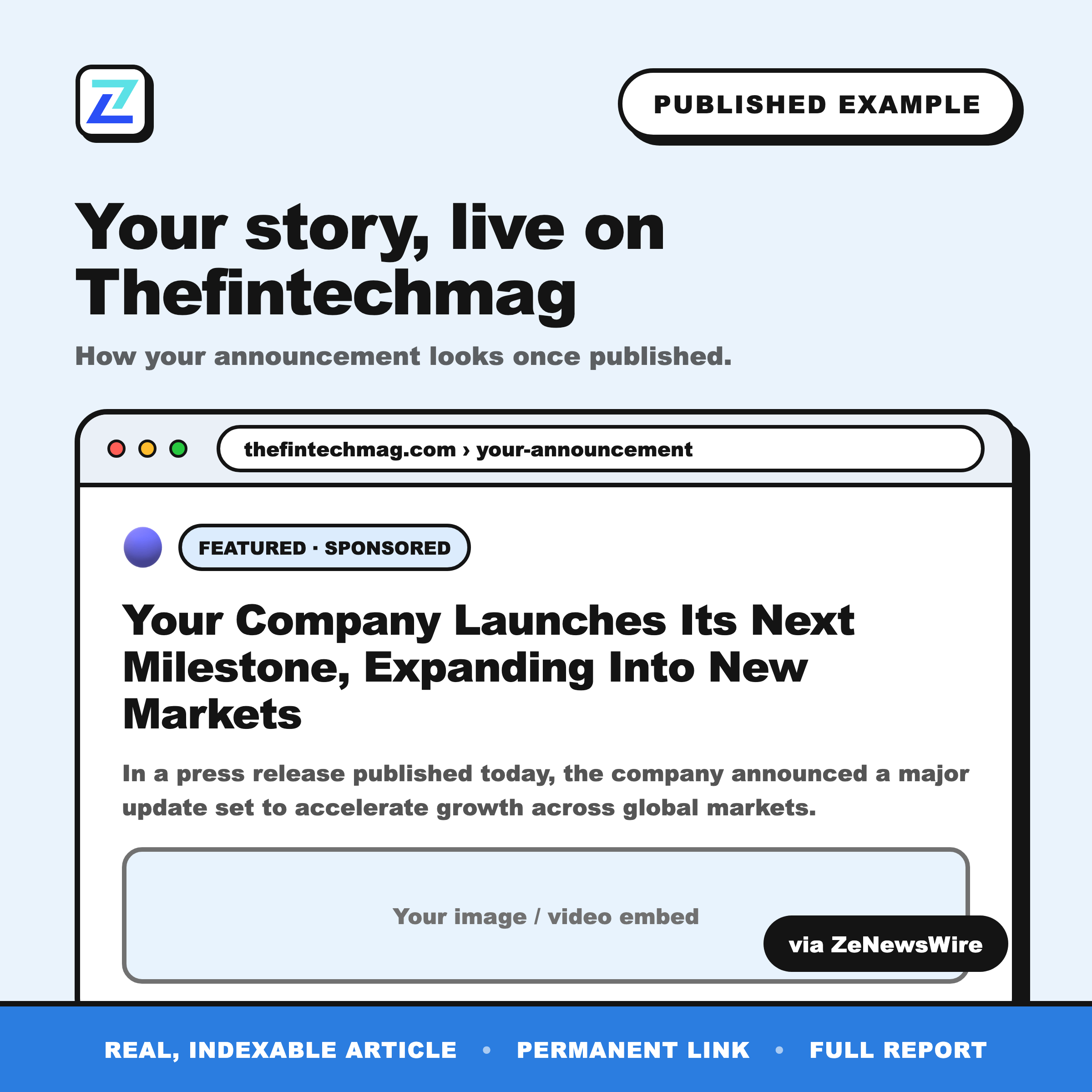 Thefintechmag published example