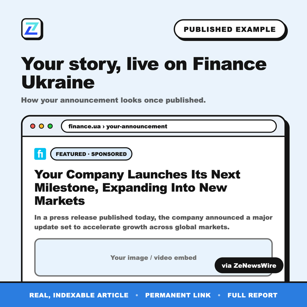 Finance Ukraine published example