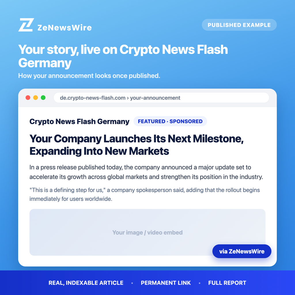 Crypto News Flash Germany published example