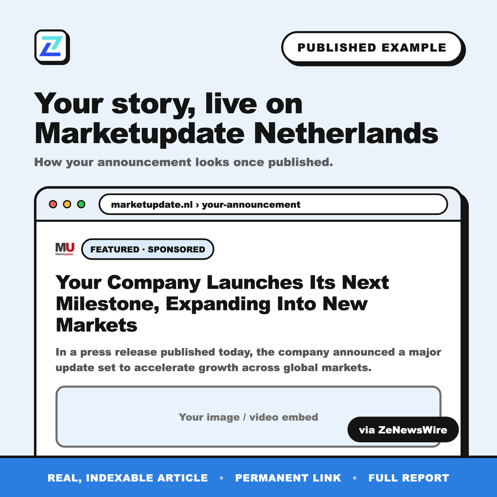 Marketupdate Netherlands published example