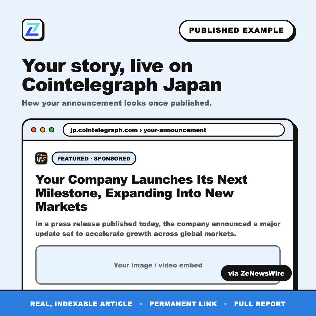 Cointelegraph Japan published example