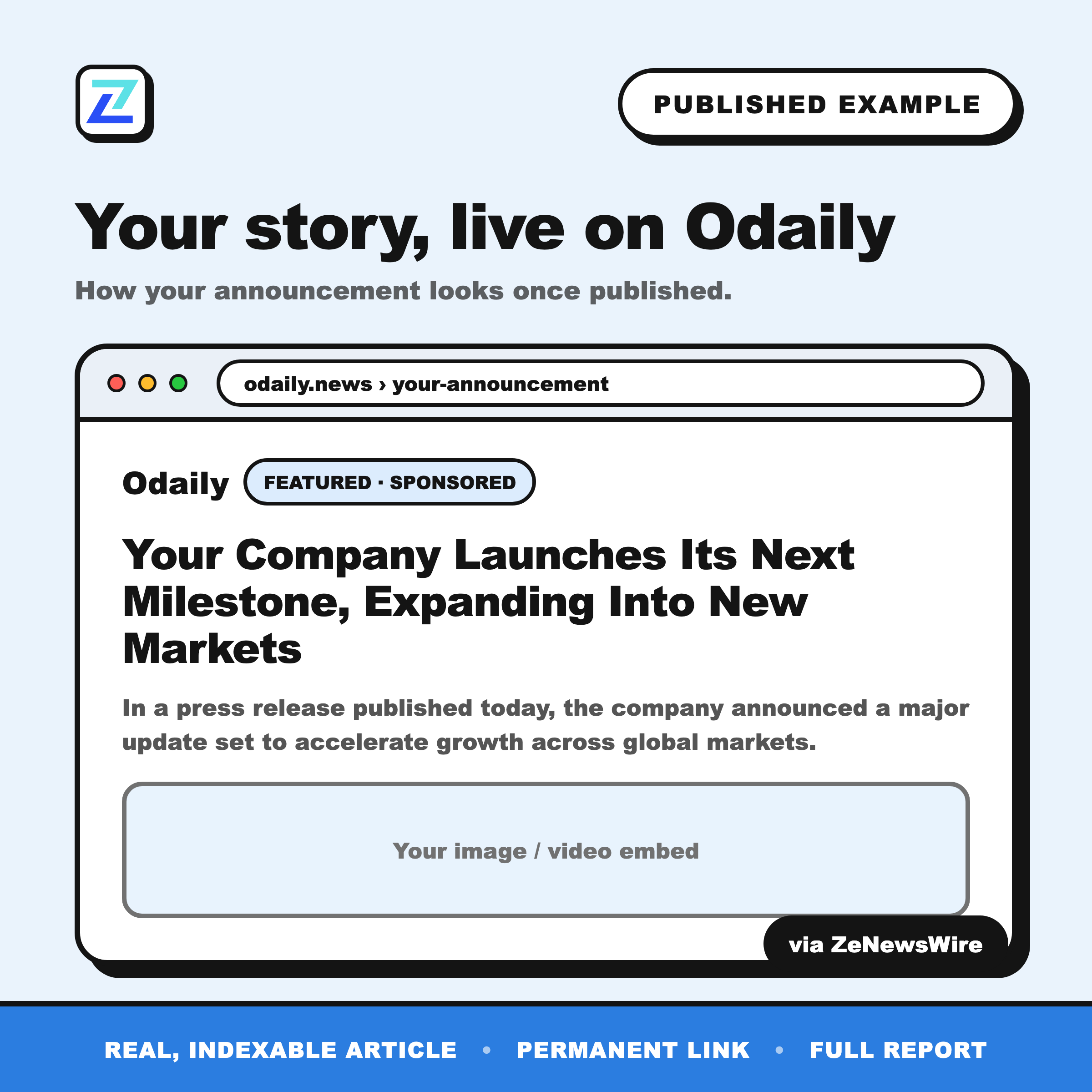 Odaily published example