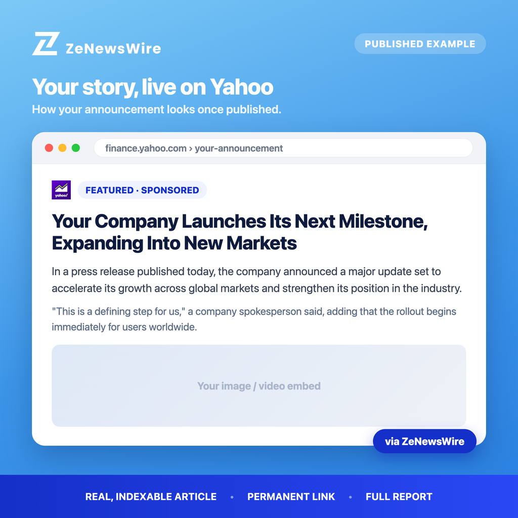 Yahoo published example
