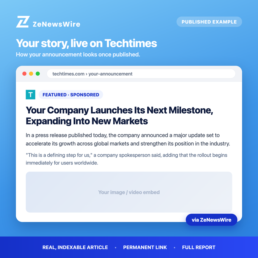 Techtimes published example