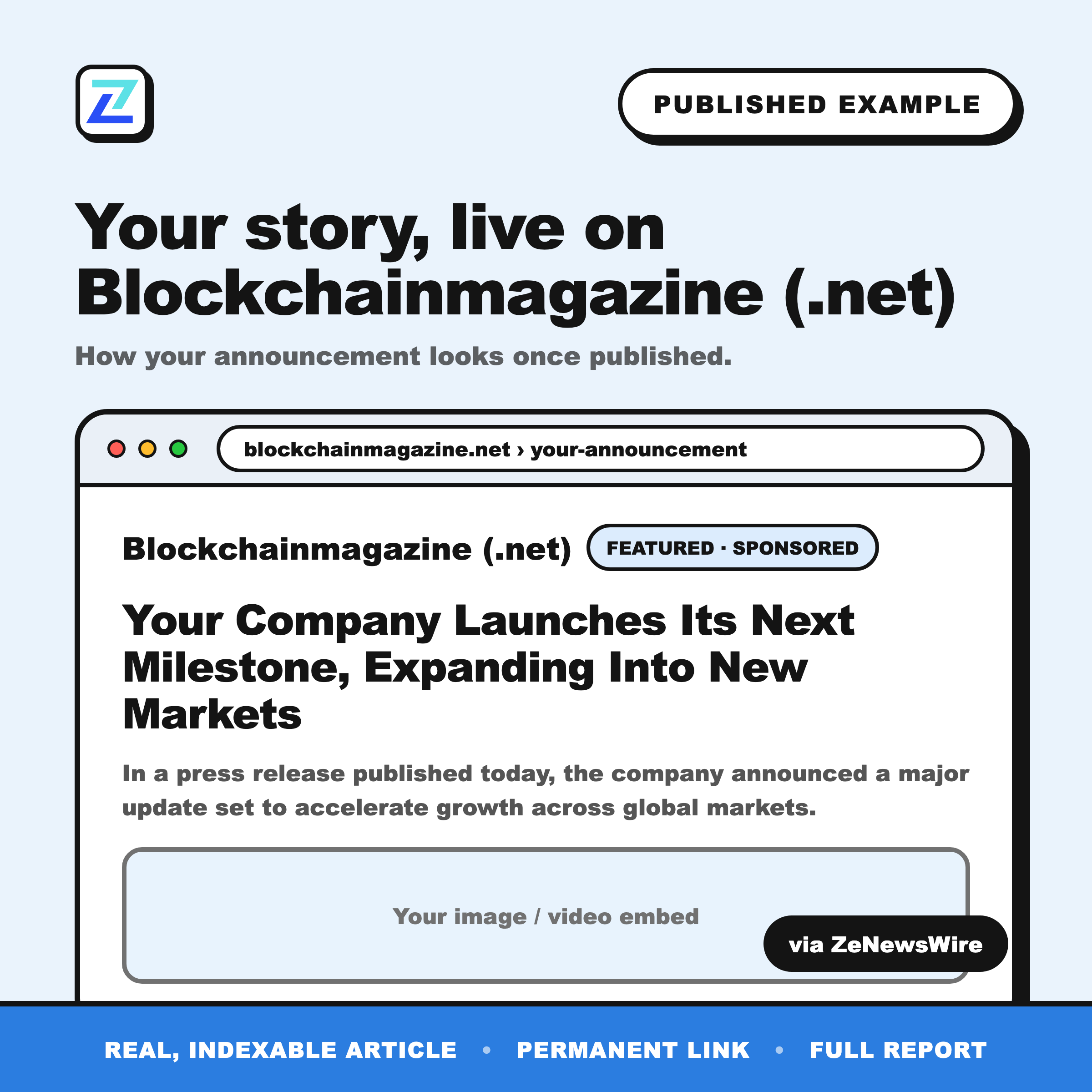 Blockchainmagazine (.net) published example