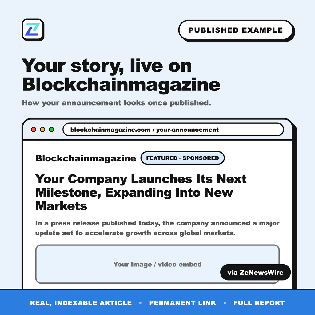 Blockchainmagazine published example