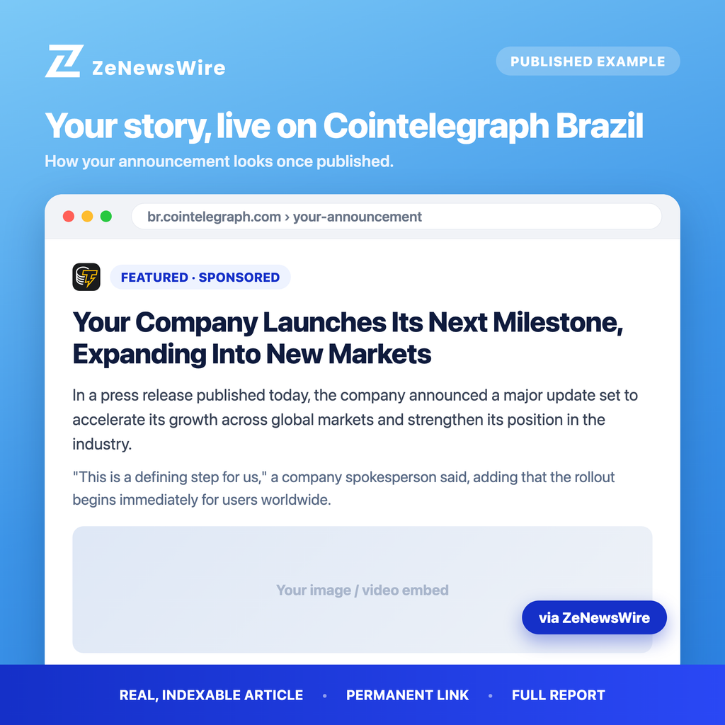 Cointelegraph Brazil published example