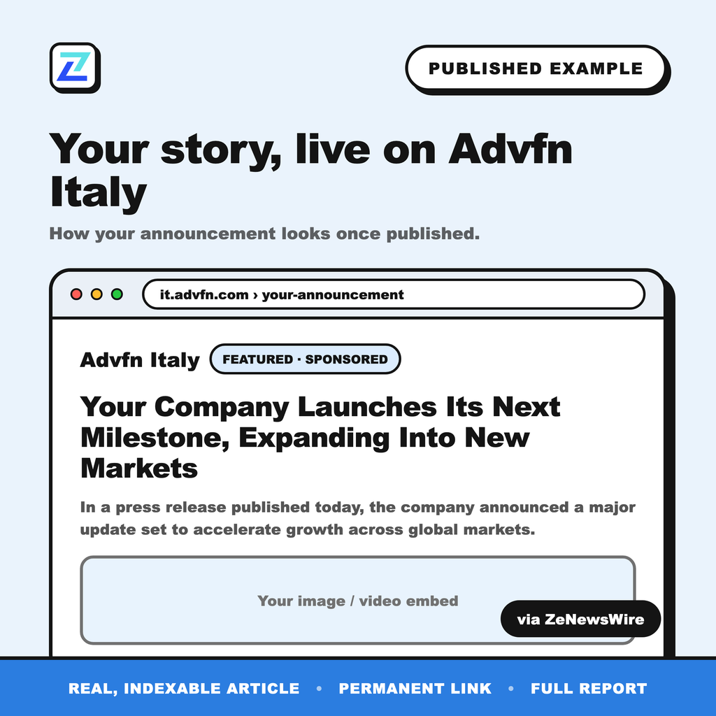 Advfn Italy published example