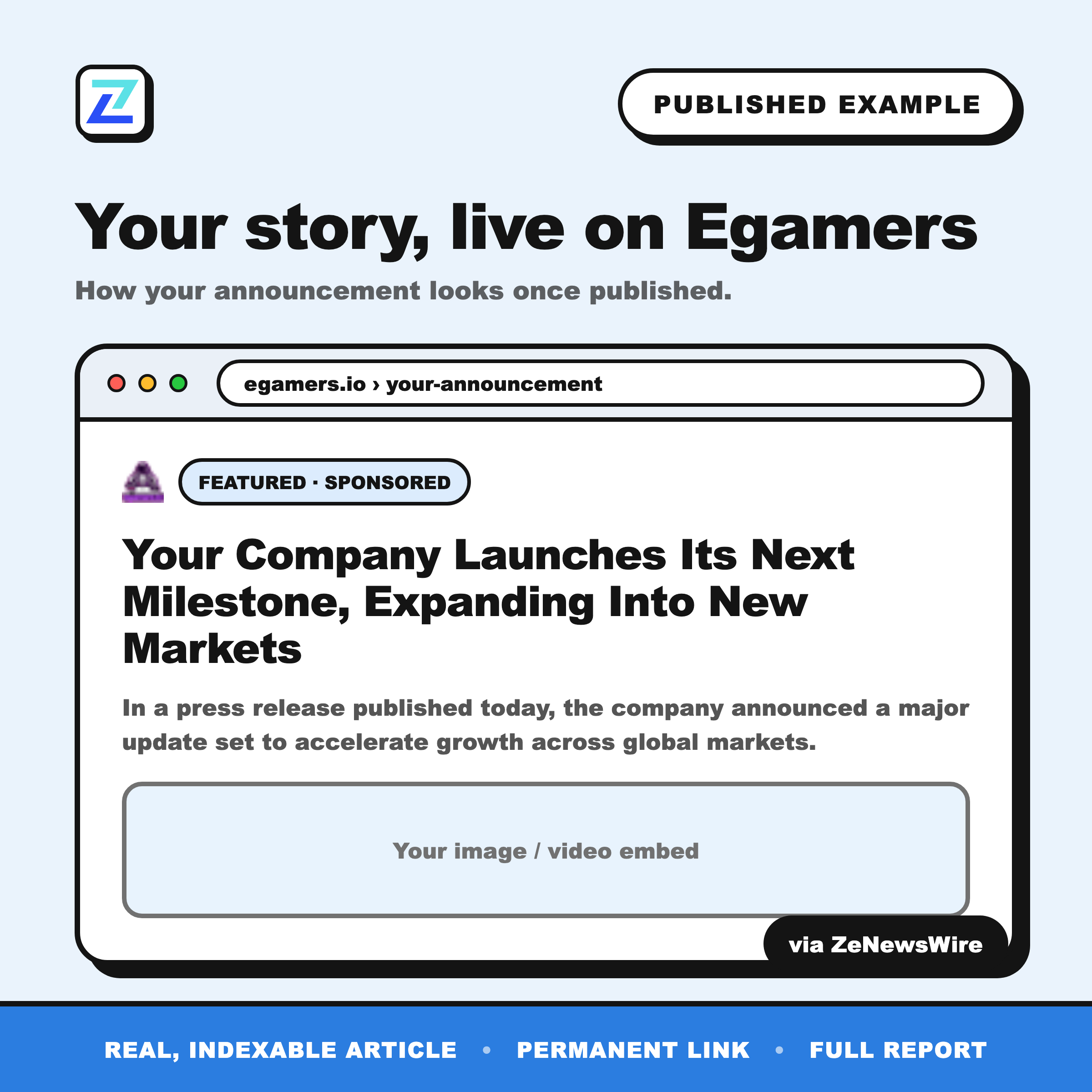 Egamers published example