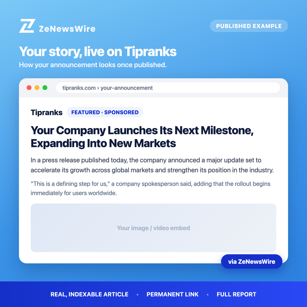 Tipranks published example
