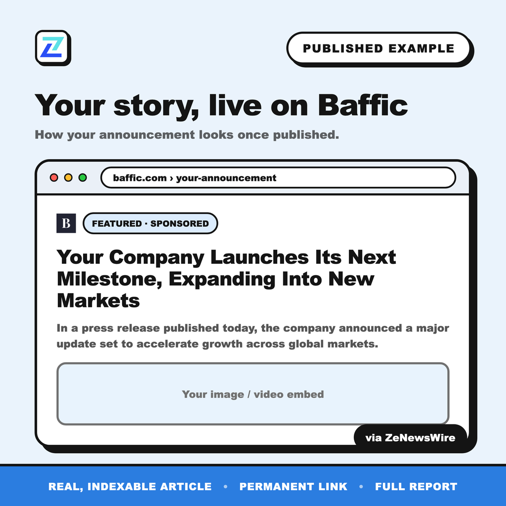 Baffic published example