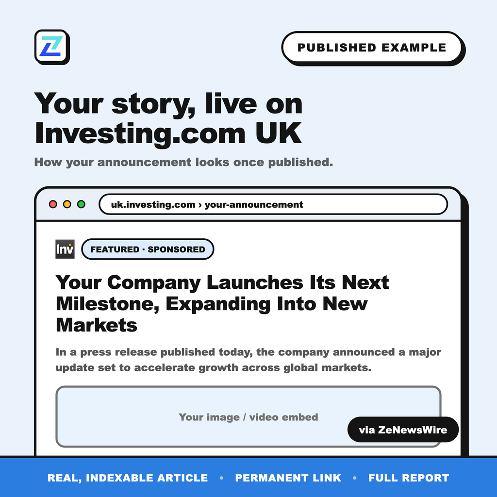 Investing.com UK published example