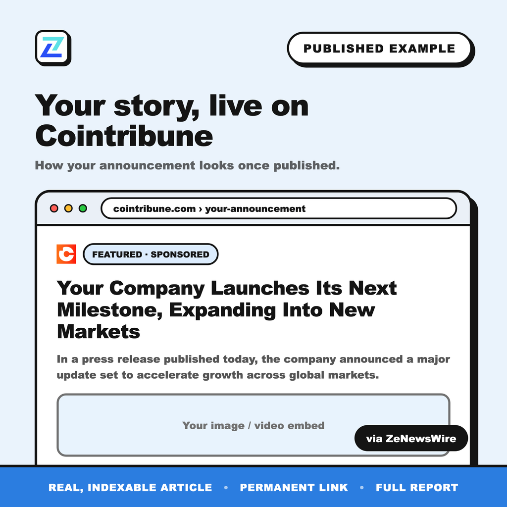 Cointribune published example