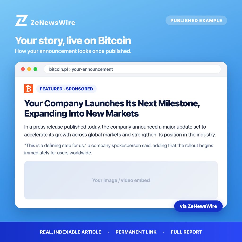 Bitcoin published example