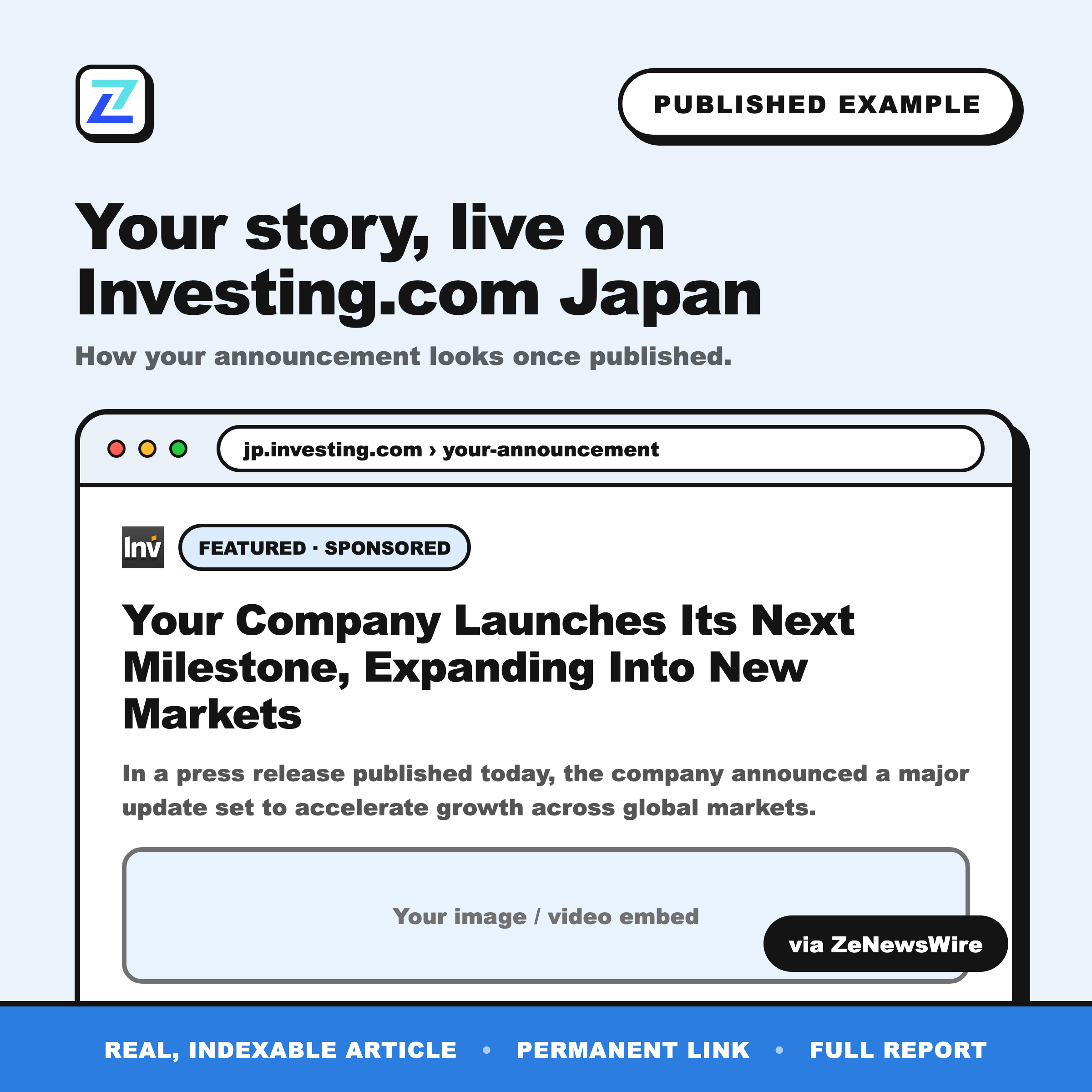 Investing.com Japan published example