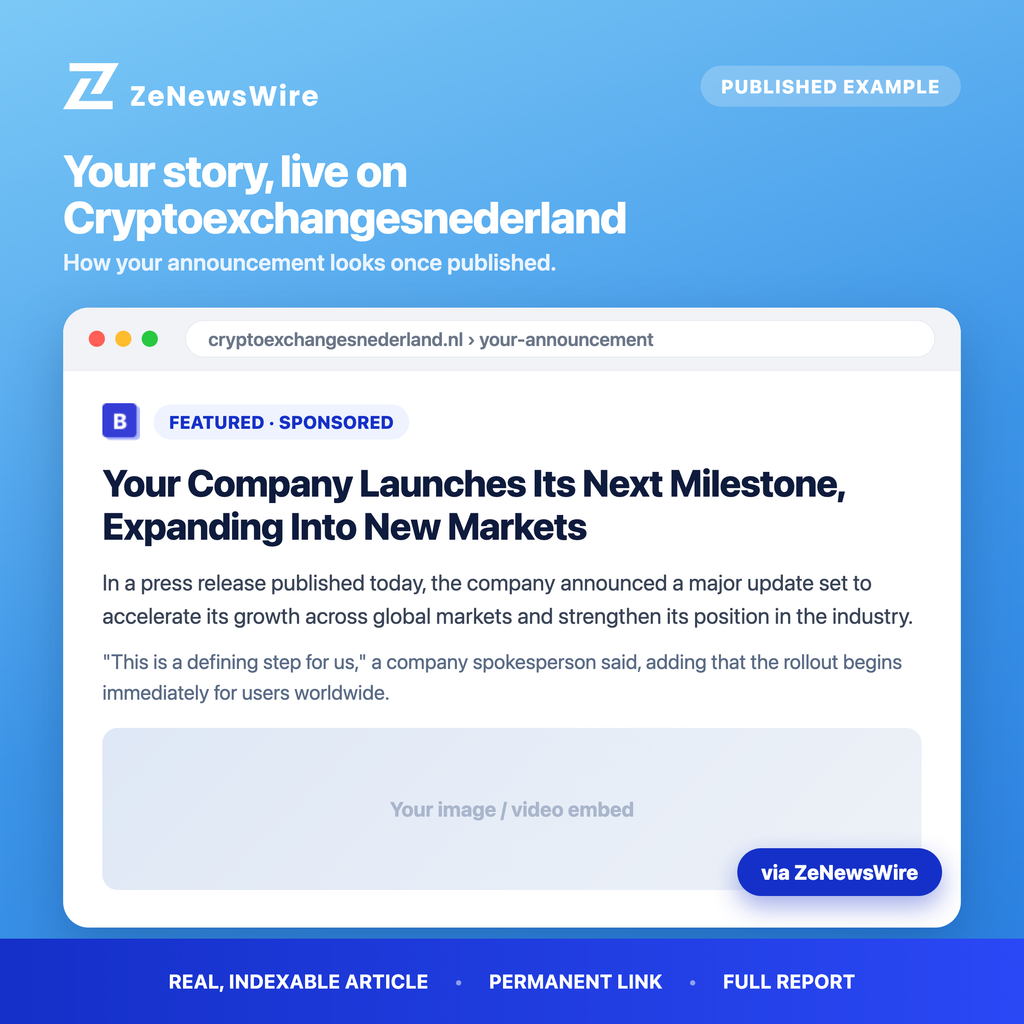 Cryptoexchangesnederland published example
