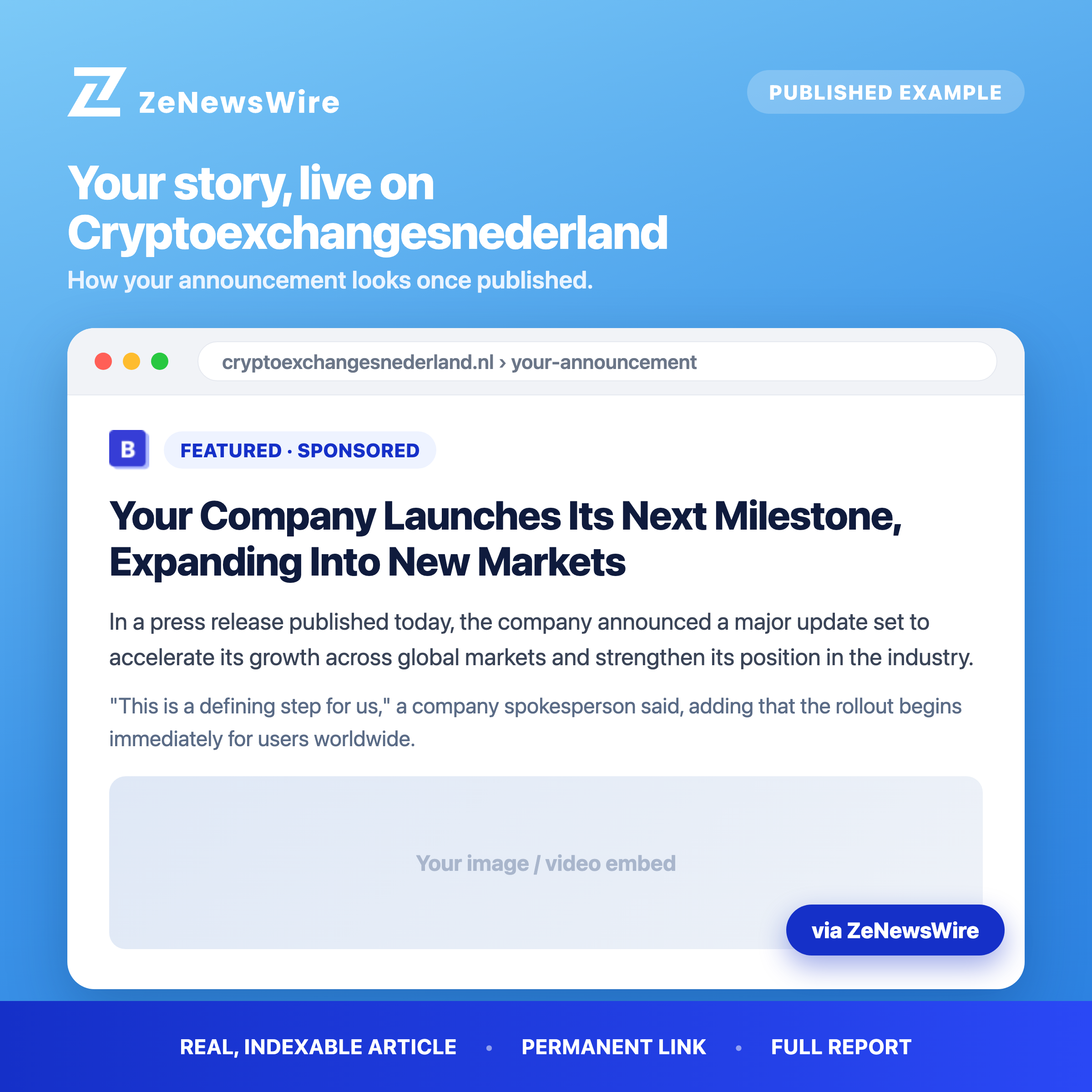 Cryptoexchangesnederland published example